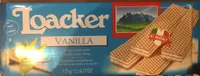 Crispy wafers filled with vanilla cream, vanilla