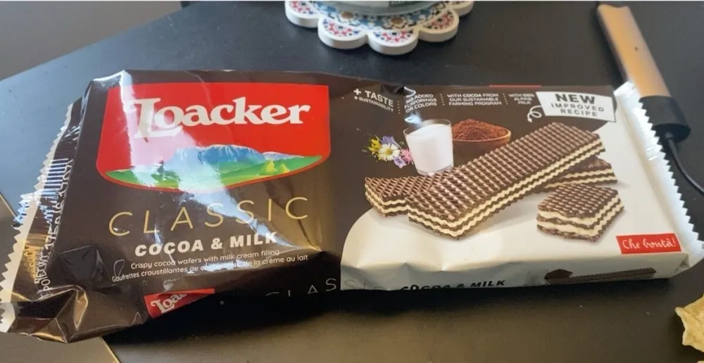 Gaufrettes coca milk