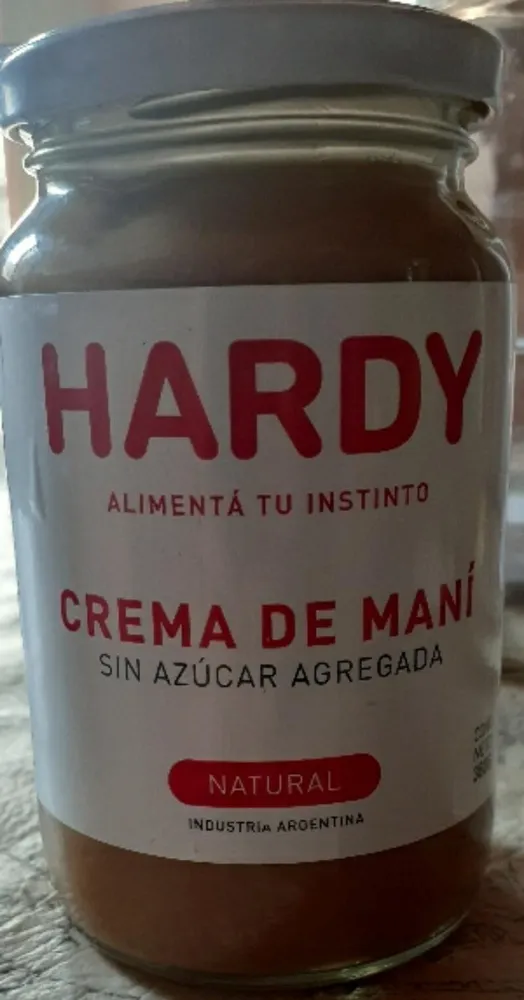 Crema de maní natural