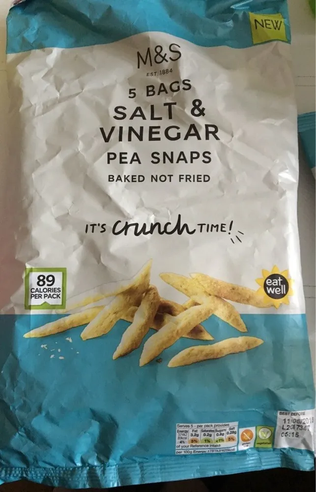 Salt and Vinegar Pae Snaps