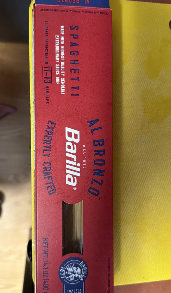 Al bronzo spaghetti noodles