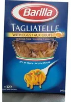 Pasta, Tagliatelle with eggs
