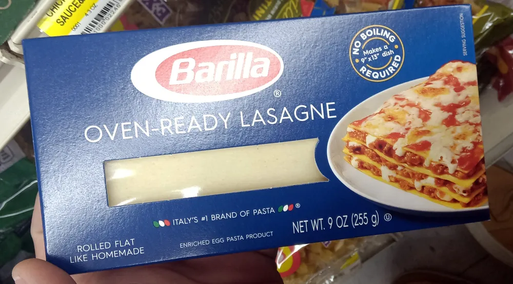 Oven-Ready Lasagne
