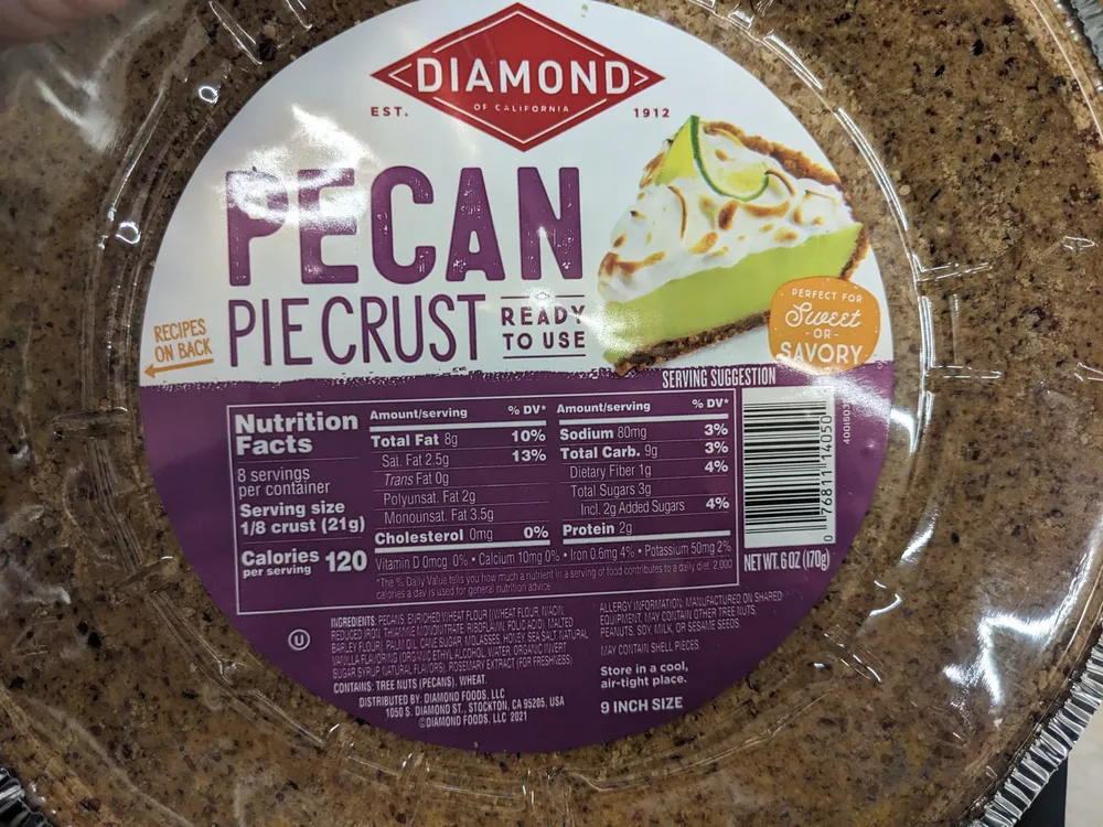 Pecan Pie Crust