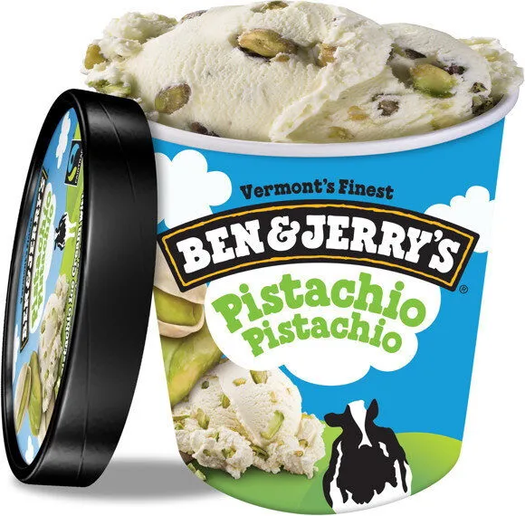 Pistachio Pistachio Pistachio Ice Cream with Lightly Roasted Pistachios