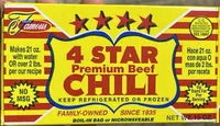 4 Star Premium Beef Chili