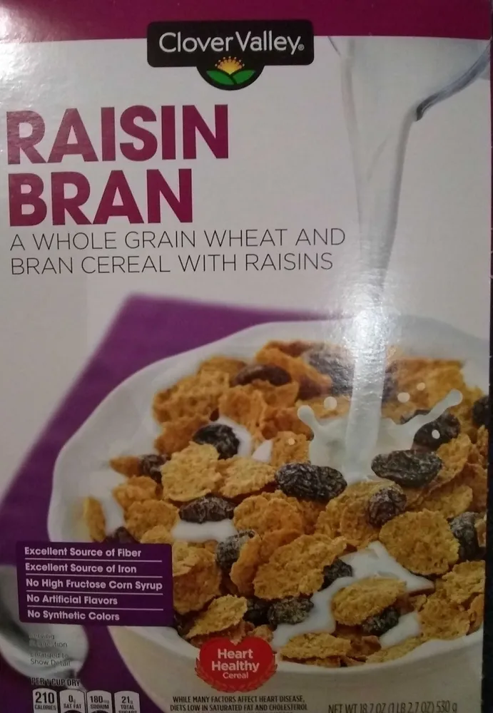Raisin bran cereal