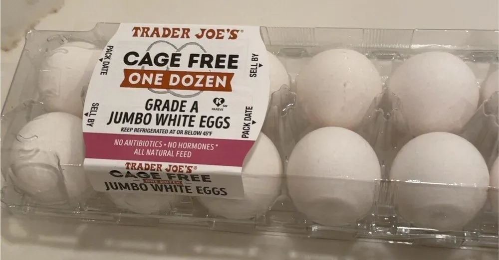 Jumbo White Eggs