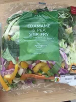 Edamama&pea stir fry