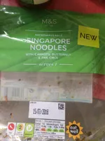 Singapore Noodles with Carrots, Butternut & Pak Choi