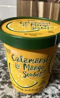 Calamansi & mango sorbet