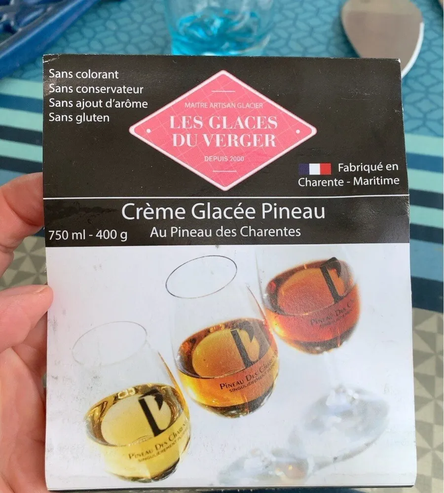 Creme glacee pineau