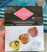 Creme glacee pineau