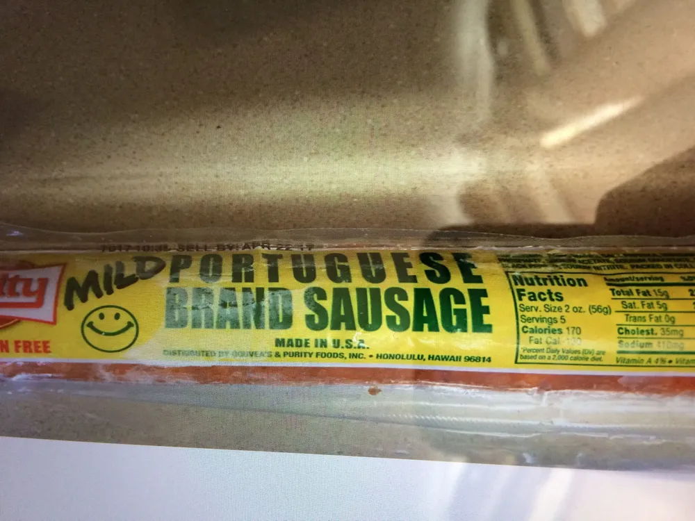 Mild Portuguese Brand Sausage