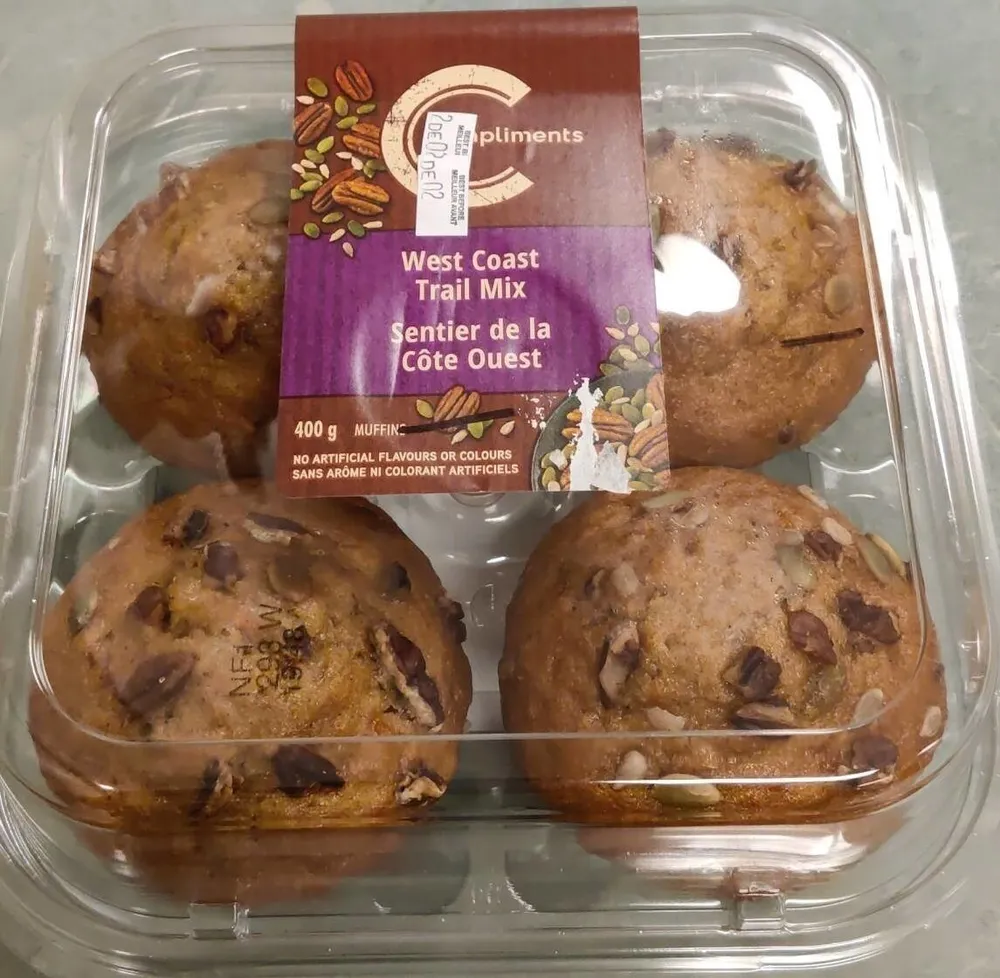West Coast Trail mix muffins