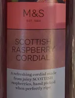 Scottish raspberry cordial