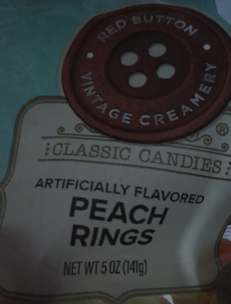 Red Button Peach Rings
