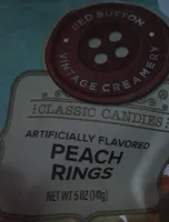 Red Button Peach Rings