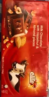 Chocolat au lait noisettes et amandes entieres