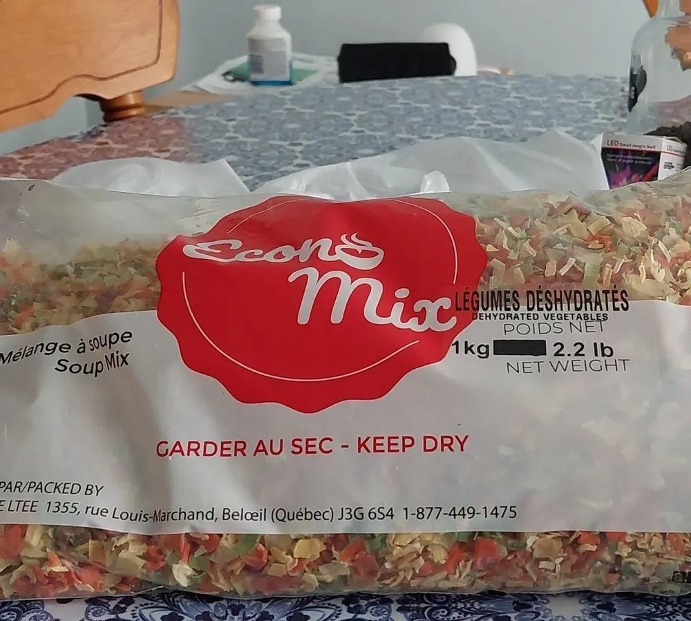 Melange à soupe mix légumes déshydratés