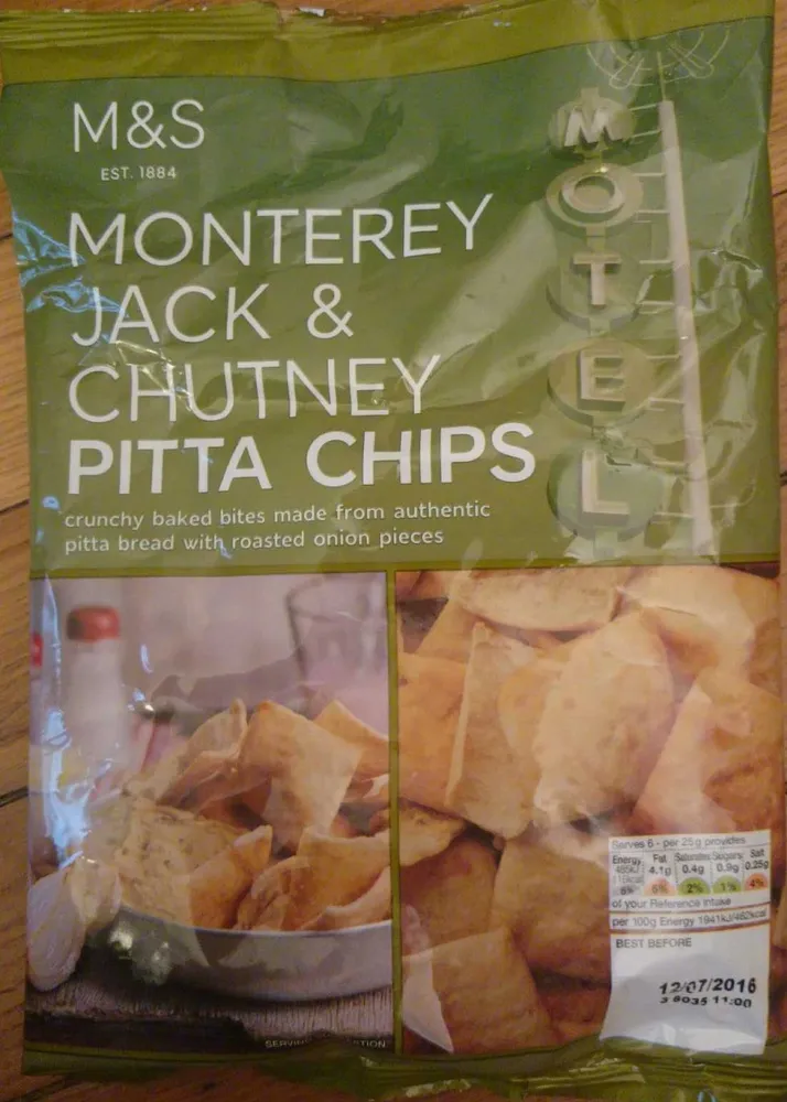Monterey Jack & Chutney Pitta Chips