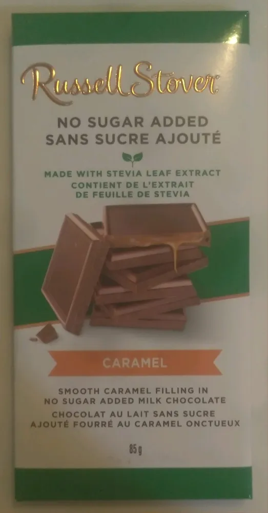 Caramel No Sugar Added Milk Chocolate