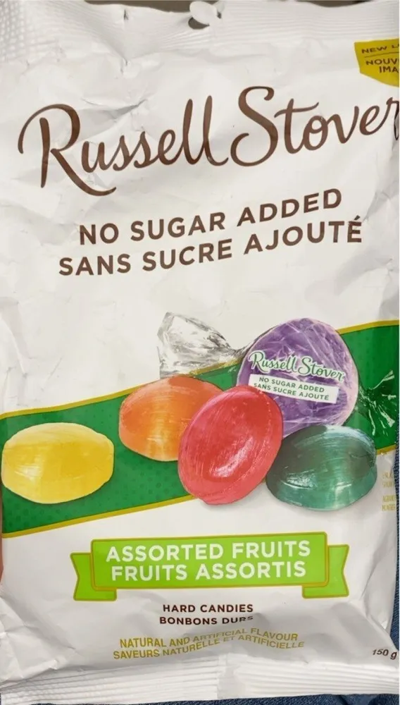 Assorted fruits hard candy