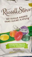 Assorted fruits hard candy