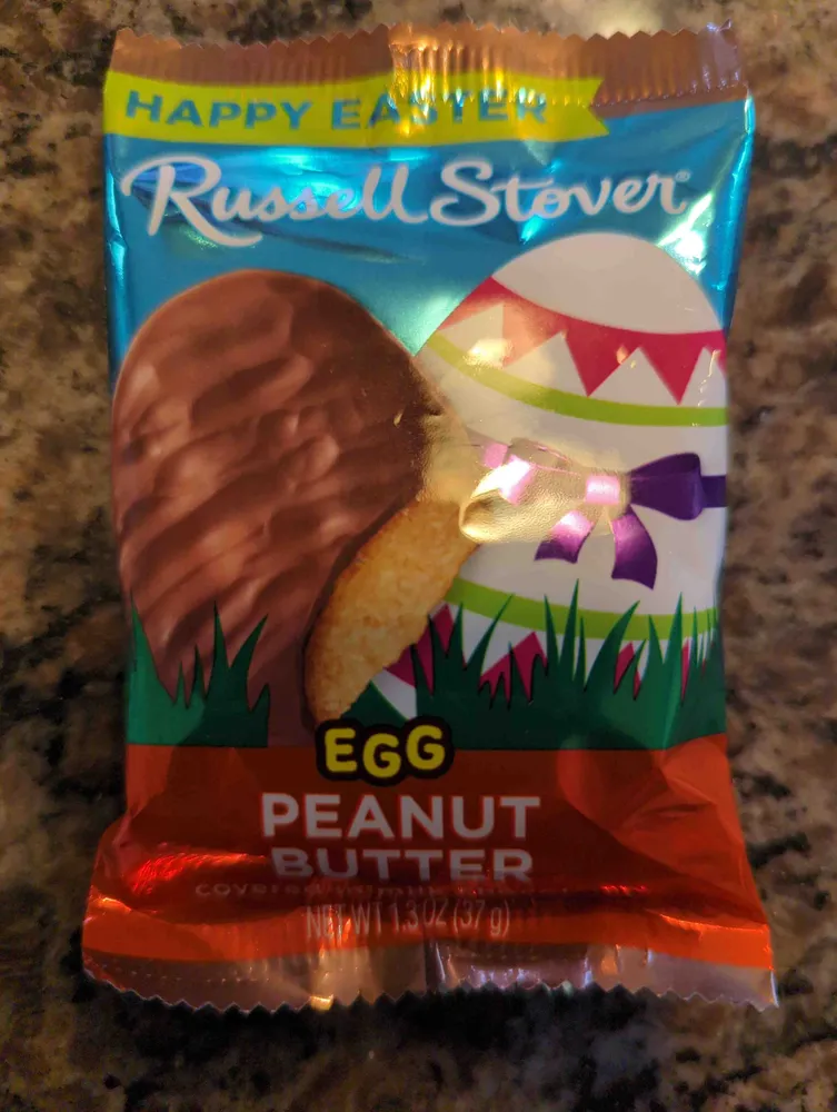 EGG PEANUT BUTTER covered in milk chocolate