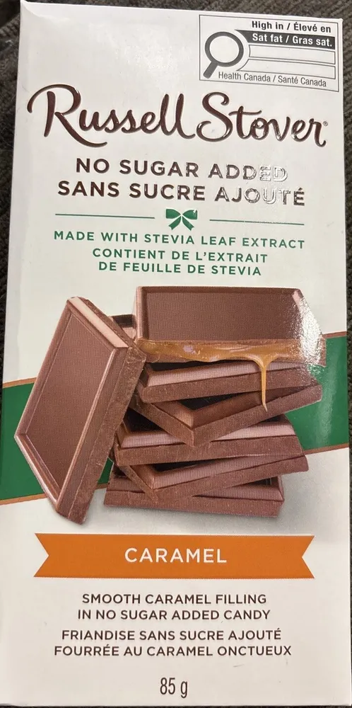 No sugar Added Caramel Chocolate Bar