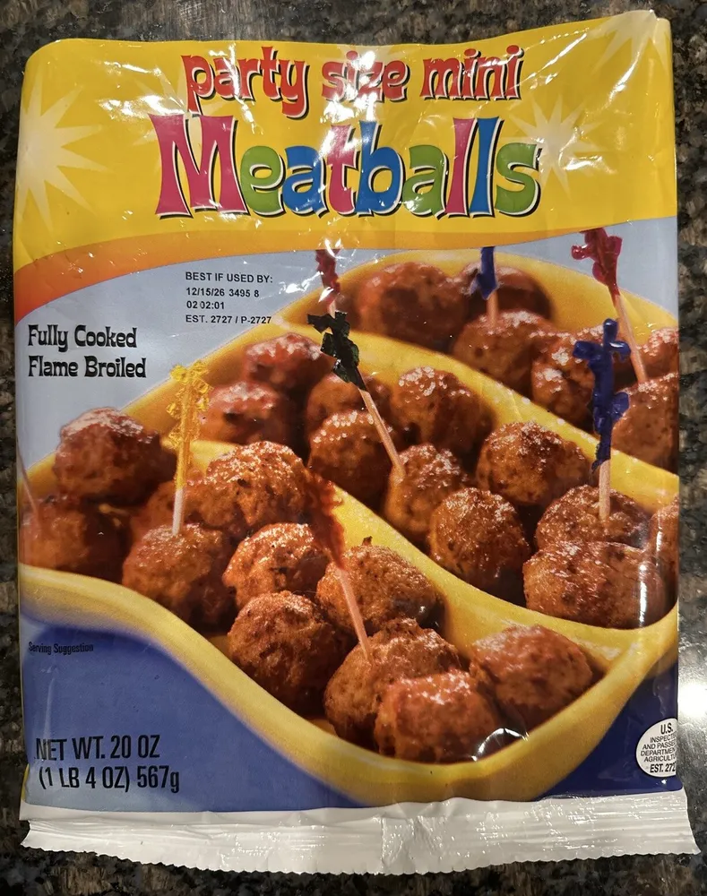 party size mini Meatballs