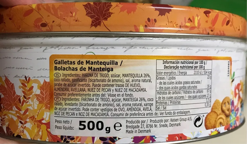 Galletas de mantequilla
