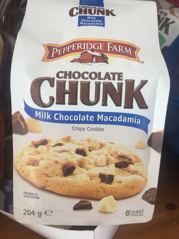 Pepperidge Farm Chocolate Chunk Milk Chocolate Macadamia