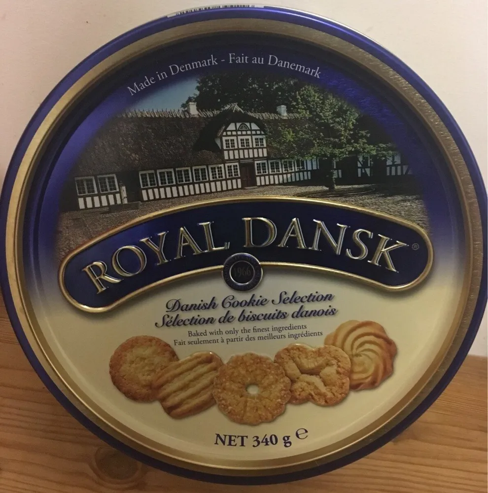 Selection de biscuits danois