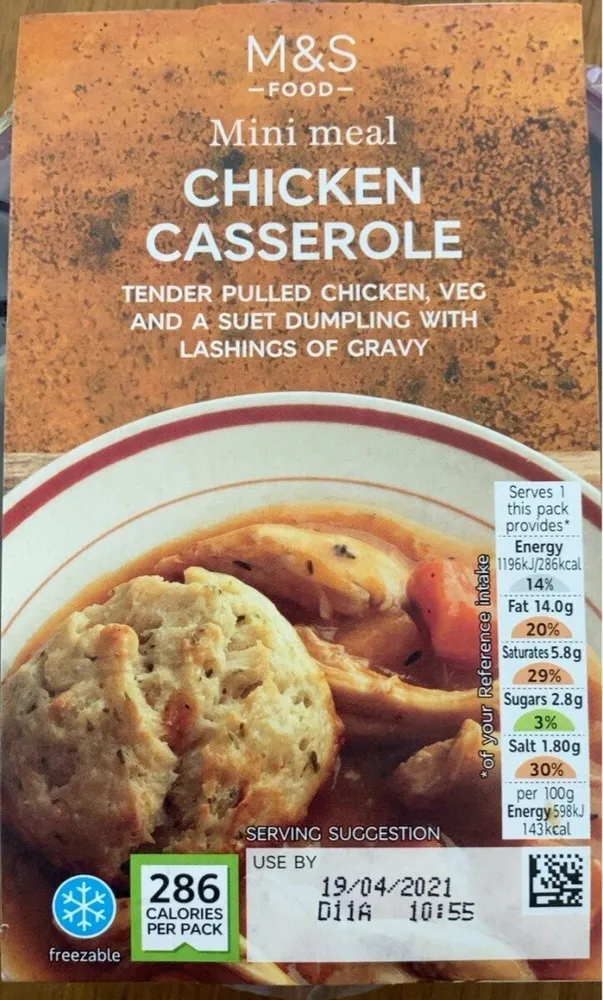 Mini Chicken Casserole