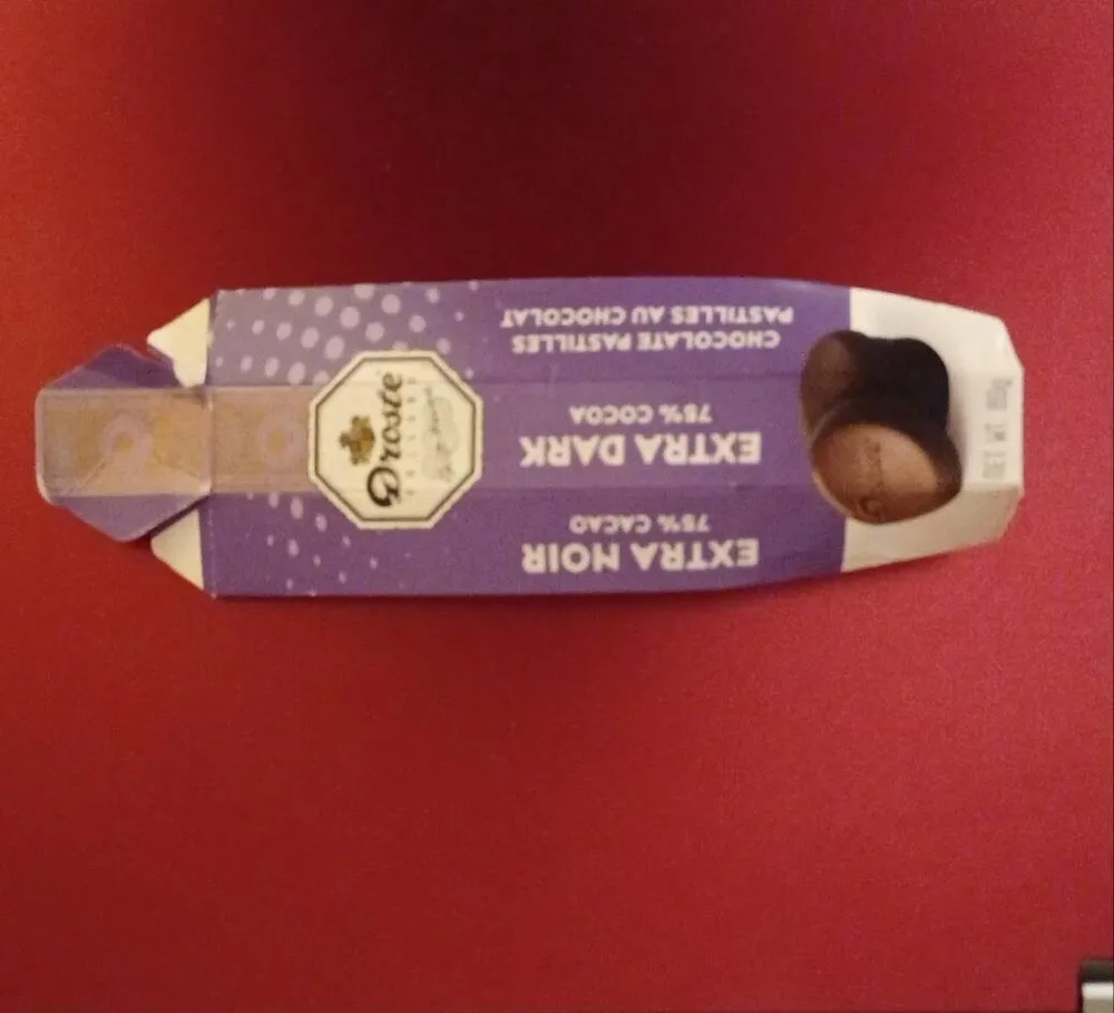 Droste extra dark chocolate pastile