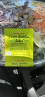 Green Goddess Salad with Blackened Chicken Thigh Meat & Crispy Puffed Rice with a Green Goddess Ranch Dressing