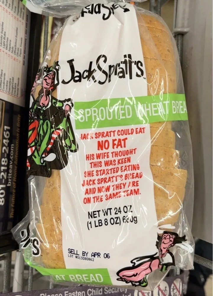Sprouted wheat bread