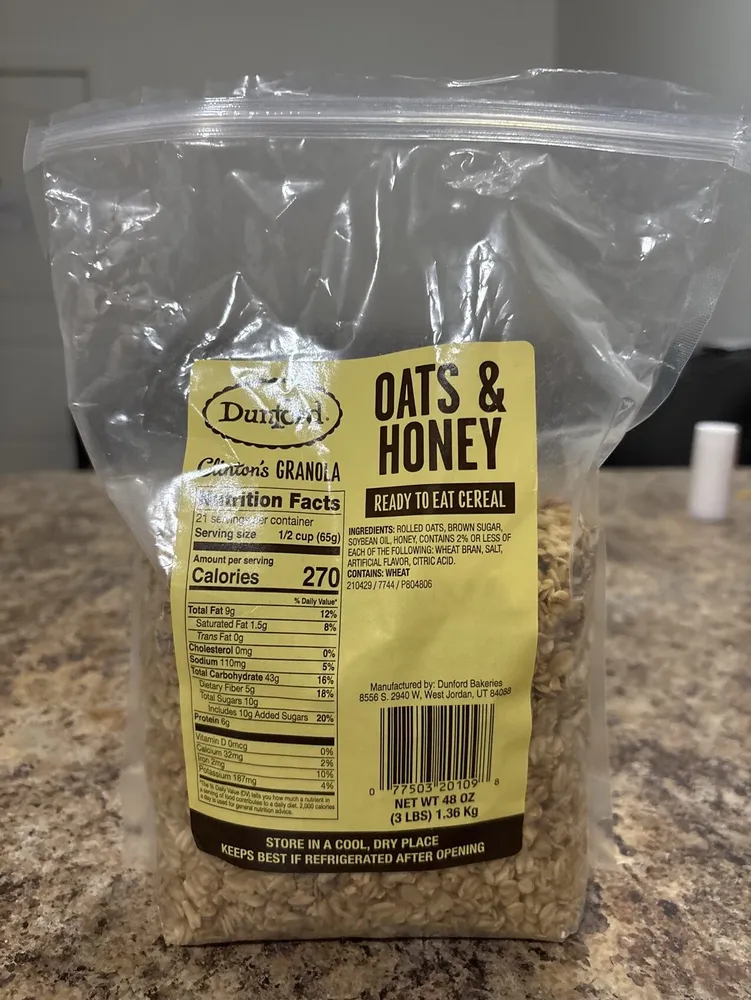 Oats and Honey granola