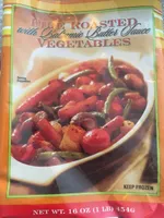 Fire Roasted with Balsamic Butter Sauce Vegetables