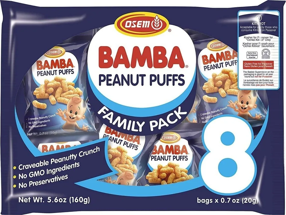 Bamba peanut snacks for babies all natural baby