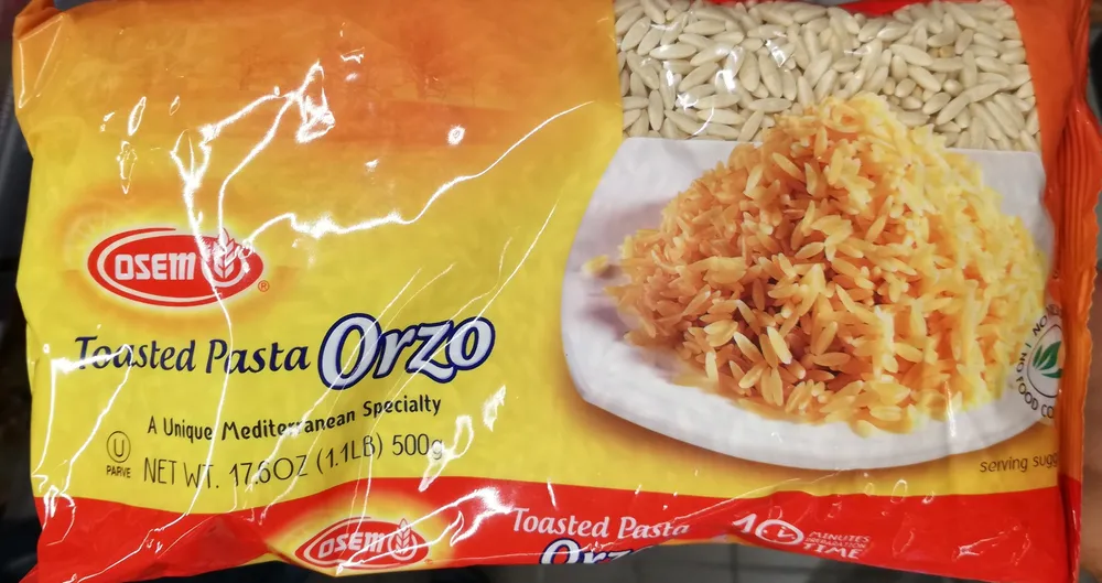 Osem Toasted Pasta Orzo, 17.0 Oz