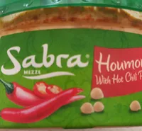 Houmous with hot chili pepper