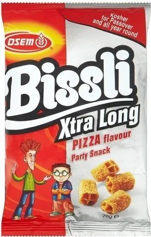 Bissli Xtra Long Pizza Flavour Party Snack
