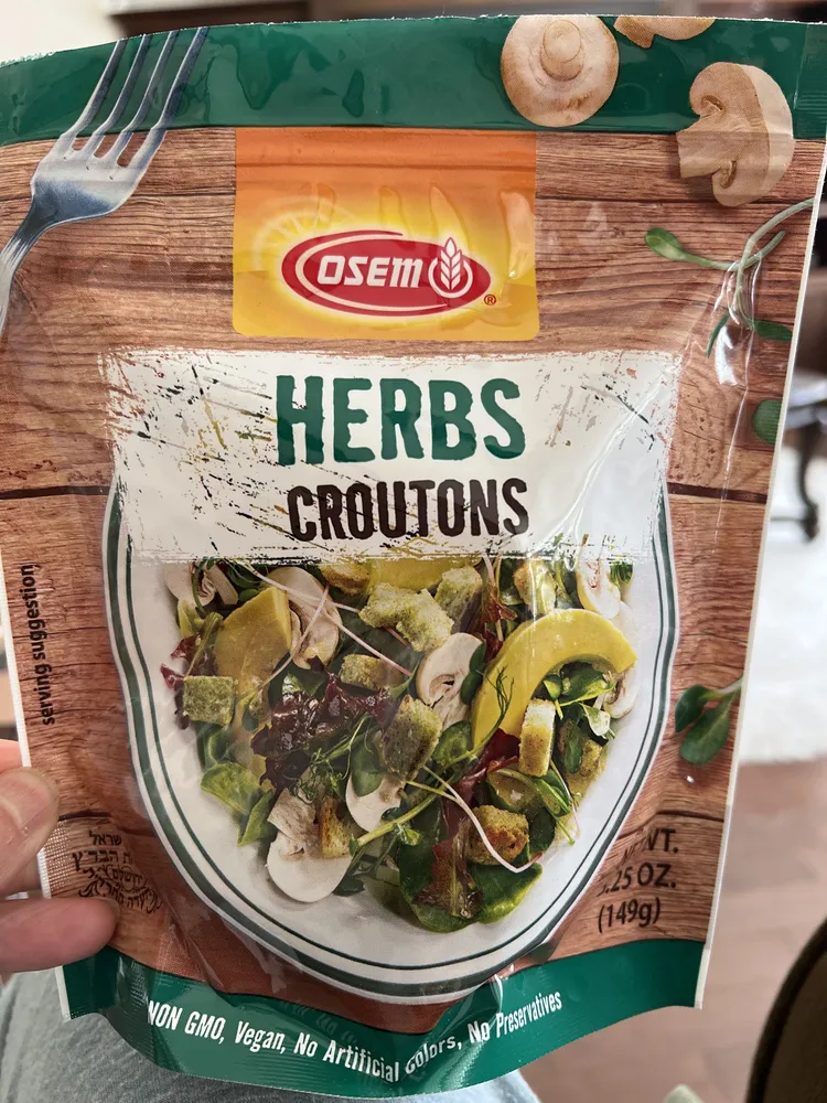 Osem, mediterranean crouton herbs