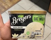Non-Dairy Vanilla Frozen Oat Milk Dessert