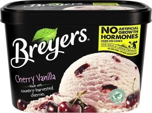 Frozen Dairy Dessert, Cherry Vanilla