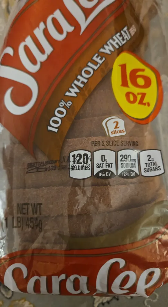 100% Whole Wheat Bread