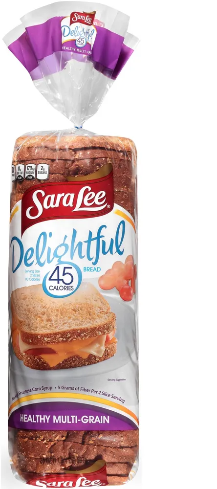 delightful 45 calorie healthy multi grain bread