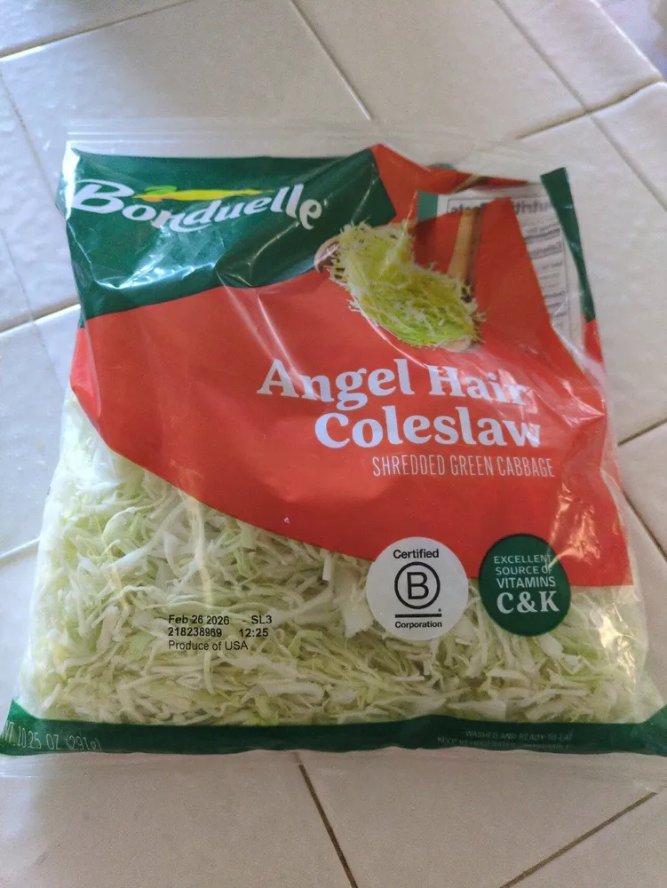 Angel Hair Coleslaw